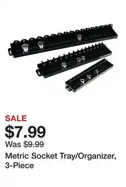 Harbor Freight Tools Metric Socket Tray/Organizer, 3-Piece offer