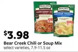 Fareway Bear Creek Chili or Soup Mix offer