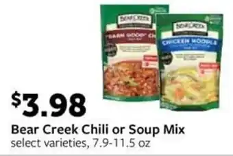 Fareway Bear Creek Chili or Soup Mix offer