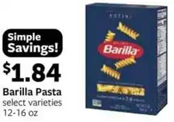 Fareway Barilla Pasta offer