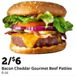Fareway Bacon Cheddar Gourmet Beef Patties offer