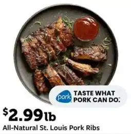 Fareway All-Natural St. Louis Pork Ribs offer