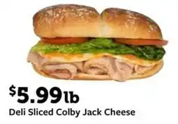 Fareway Deli Sliced Colby Jack Cheese offer