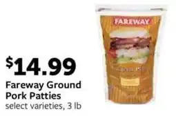 Fareway Fareway Ground Pork Patties offer