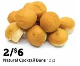 Fareway Natural Cocktail Buns offer