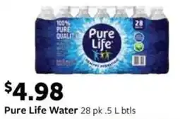 Fareway Pure Life Water offer