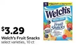 Fareway Welch's Fruit Snacks offer