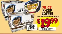 Ollie's 75 CT. K-CUP COFFEE offer