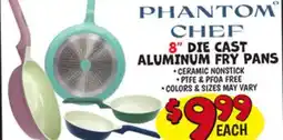 Ollie's 8 DIE CAST ALUMINUM FRY PANS offer