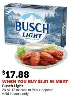 Fareway Busch light offer