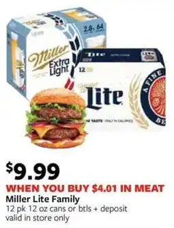 Fareway Miller lite family offer