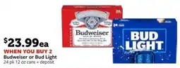 Fareway Budweiser or Bud Light offer
