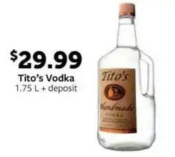 Fareway Tito's vodka offer