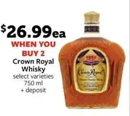 Fareway Crown Royal Whisky offer