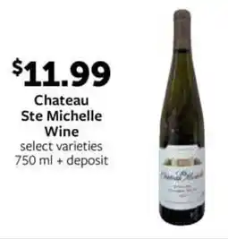 Fareway Chateau Ste Michelle Wine offer