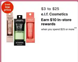Walgreens e. l. f. Cosmetics offer