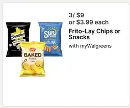 Walgreens Frito-Lay Chips or Snacks offer