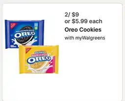 Walgreens Oreo Cookies offer