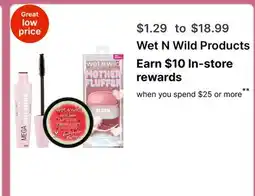 Walgreens Wet N Wild Products offer