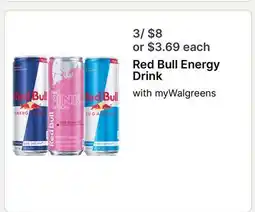 Walgreens Red Bull Energy Drink offer