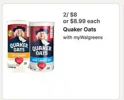 Walgreens Quaker Oats offer