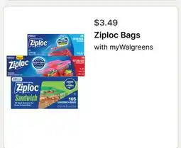 Walgreens Ziploc Bags offer