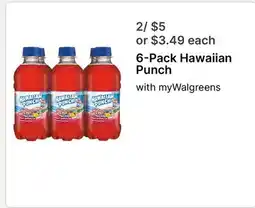 Walgreens 6-Pack Hawaiian Punch offer