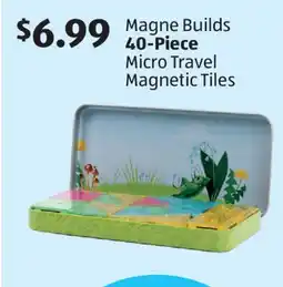 Aldi Magne Builds 40-Piece Micro Travel Magnetic Tiles offer