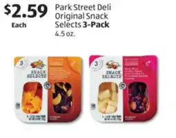 Aldi Park Street Deli Original Snack Selects 3-Pack offer