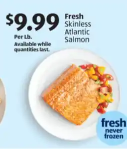 Aldi Fresh Skinless Atlantic Salmon offer