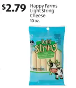 Aldi Happy Farms Light String Cheese offer
