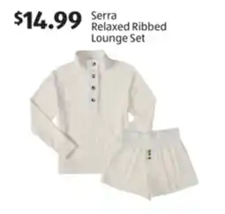 Aldi Serra Relaxed Ribbed Lounge Set offer
