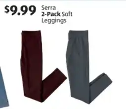Aldi Serra 2-Pack Soft Leggings offer