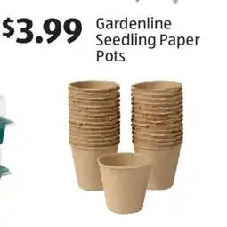 Aldi Gardenline Seedling Paper Pots offer