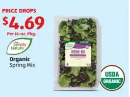 Aldi Organic Spring Mix offer