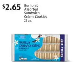 Aldi Benton's Assorted Sandwich Crème Cookies offer
