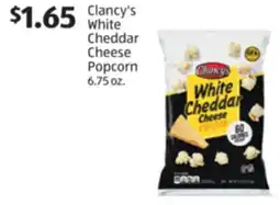 Aldi Clancy's White Cheddar Cheese Popcorn offer