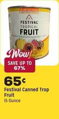 Grocery Outlet Canned Trop Fruit offer