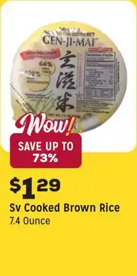 Grocery Outlet Cooked Brown Rice offer