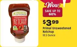 Grocery Outlet Unsweetened Ketchup offer