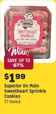 Grocery Outlet Sweetheart Sprinkle Cookies offer