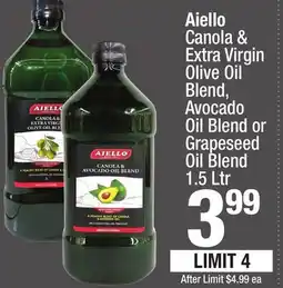 Super King Markets Aiello Canola & Extra Virgin Olive Oil Blend, Avocado Oil Blend or Grapeseed Oil Blend offer