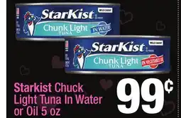 Super King Markets Starkist Chuck Light Tuna In Water or Oil offer