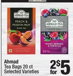 Super King Markets Ahmad Tea Bags offer