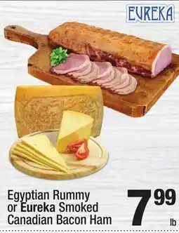 Super King Markets Egyptian Rummy or Eureka Smoked Canadian Bacon Ham offer