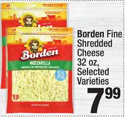 Super King Markets Borden Fine Shredded Cheese offer