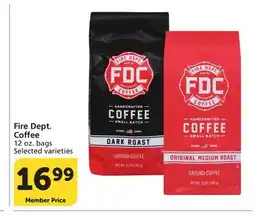 Albertsons Fire Dept. Coffee offer