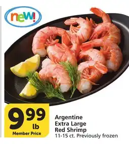 Albertsons Argentine Extra Large Red Shrimp offer