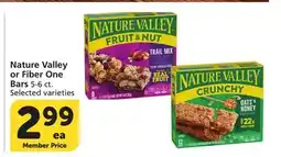 Albertsons Nature Valley or Fiber One Bars offer