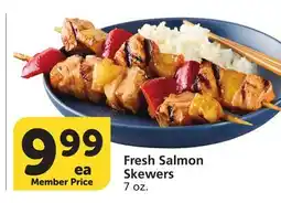 Albertsons Fresh Salmon Skewers offer